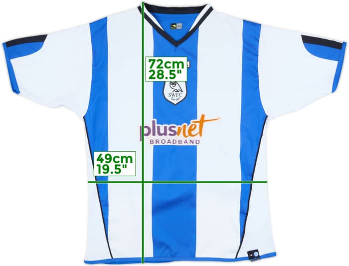 2005-07 Sheffield Wednesday Home Shirt - 8/10 - (XL.Boys)