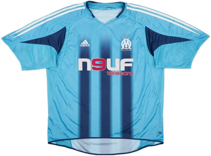 2004-05 Olympique Marseille Away Shirt Lizarazu #3 - 6/10 - (XL)