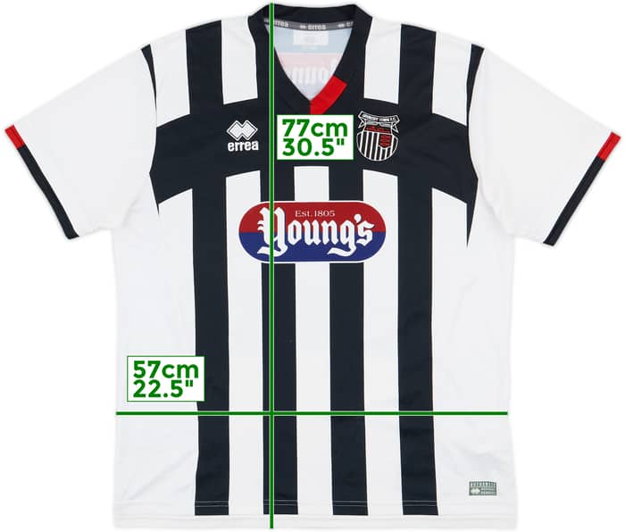 2015-16 Grimsby Town Home Shirt - 7/10 - (XL)