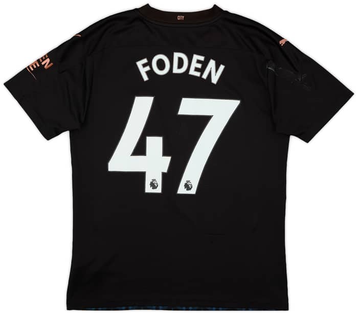 2020-21 Manchester City Away Shirt Foden #47 - 5/10 - (M)