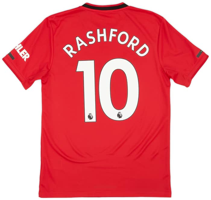 2019-20 Manchester United Home Shirt Rashford #10 - 8/10 - (S)