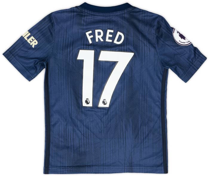 2018-19 Manchester United Third Shirt Fred #18 - 9/10 - (XS.Boys)