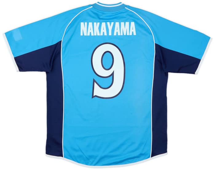 2002 Jubilo Iwata Home Shirt Nakayama #9 - 8/10 - (L)