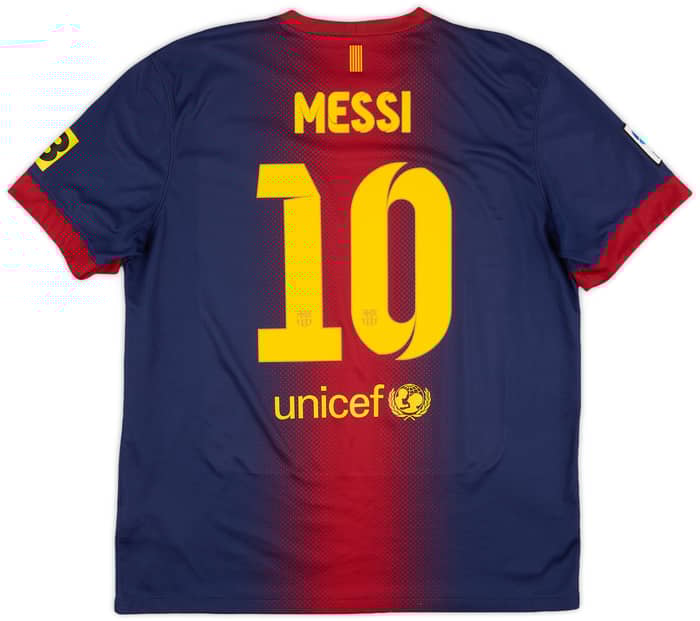 2012-13 Barcelona Home Shirt Messi #10 - 9/10 - (XL)