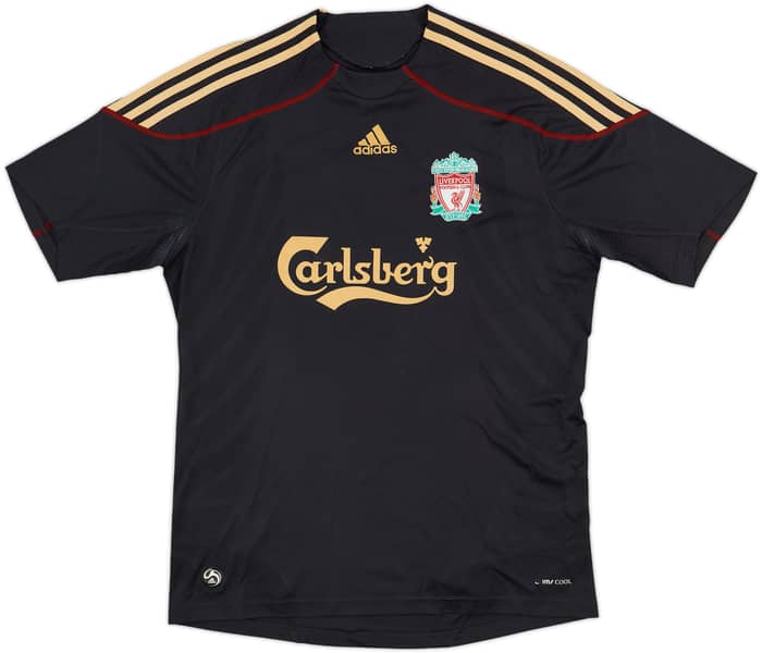 2009-10 Liverpool Away Shirt Gerrard #8 - 6/10 - (L)