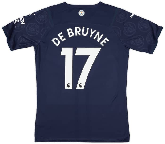 2021-22 Manchester City Authentic Third Shirt De Bruyne #17 (XXL)