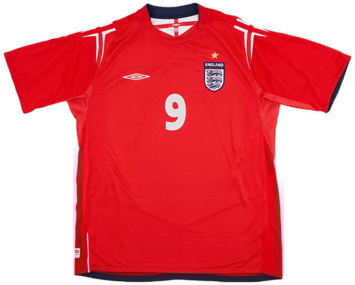 2004-06 England Away Shirt Rooney #9 - 6/10 - (XL)