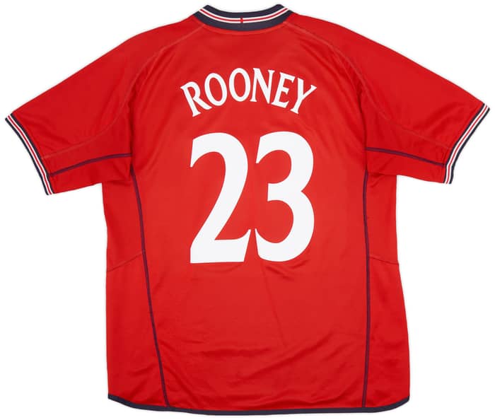 2002-04 England Away Shirt Rooney #23 - 6/10 - (XL)