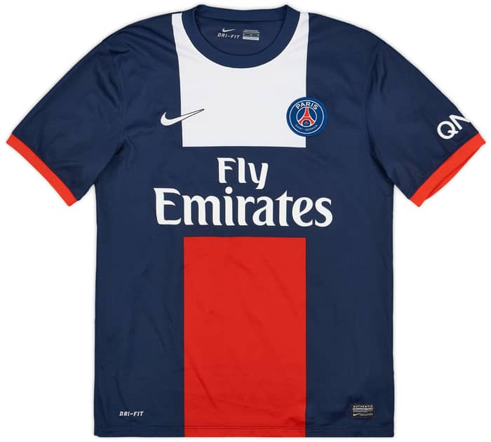 2013-14 Paris Saint-Germain Home Shirt Beckham #32 - 9/10 - (M)
