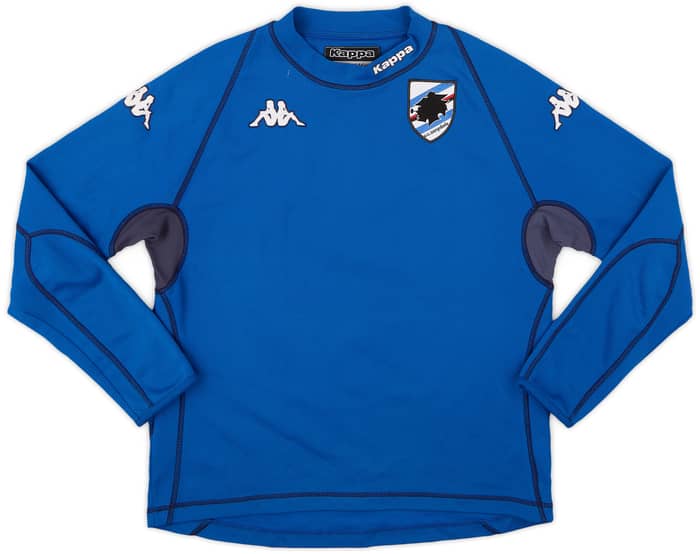 2004-05 Sampdoria Kappa L/S Training Shirt - 7/10 - (YXXL)