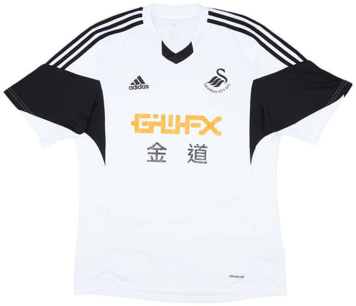 2013-14 Swansea Home Shirt Britton #7 - 8/10 - (L)