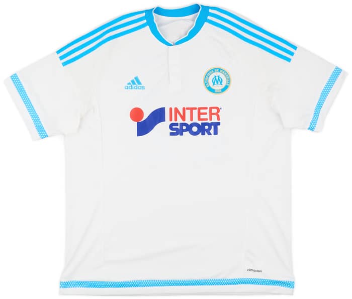 2015-16 Olympique Marseille Home Shirt Batshuayi #22 - 8/10 - (XL)