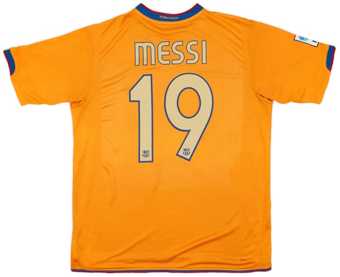 2006-08 Barcelona Away Shirt Messi #19 - 8/10 - (L)