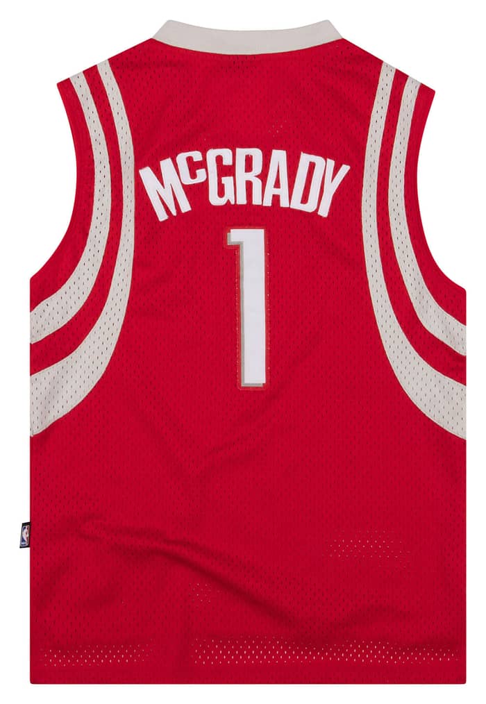 2006-10 Houston Rockets McGrady #1 adidas Swingman Jersey (Away) Y