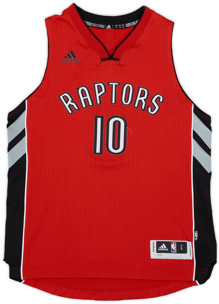 2014-15 Toronto Raptors DeRozan #10 adidas Swingman Away Jersey - 6/10 - (L.Boys)