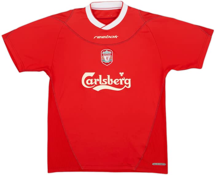 2002-04 Liverpool Home Shirt Gerrard #17 - 4/10 - (L)