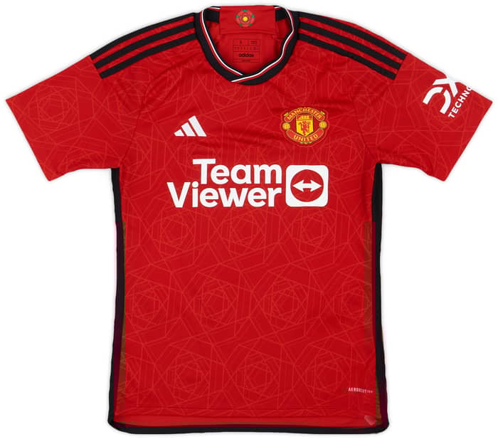 2023-24 Manchester United Home Shirt B.Fernandes #8 - 9/10 - (S)