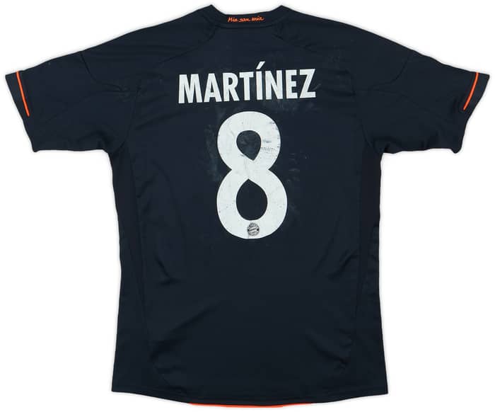 2012-13 Bayern Munich Third Shirt Martinez #8 - 4/10 - (XL.Boys)