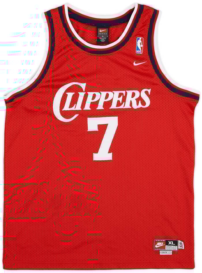 1983-84 San Diego Clippers Odom #7 Nike Rewind Swingman Jersey - 7/10 - (XL.Boys)