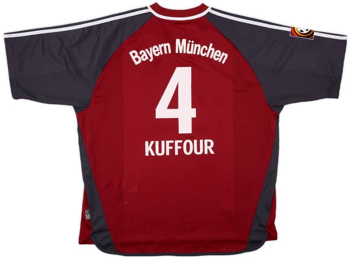 2001-02 Bayern Munich Home Shirt Kuffour #4 - 8/10 - (XXL)