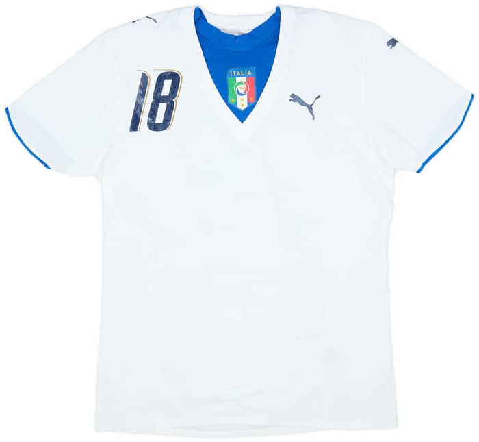 2006 Italy Player Issue Away Shirt #18 - 5/10 - (L)