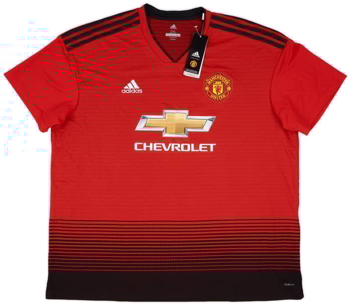 2018-19 Manchester United Home Shirt Valencia #25 (XXL)