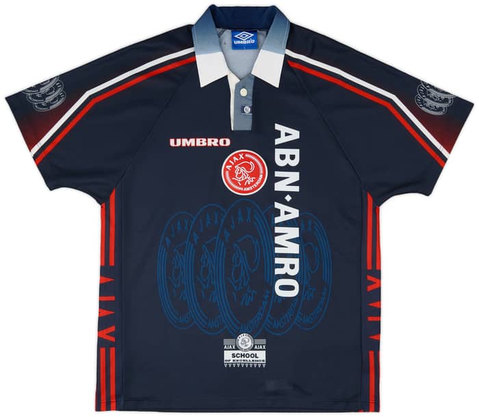 1997-98 Ajax Away Shirt F.De Boer #4 - 9/10 - (L)