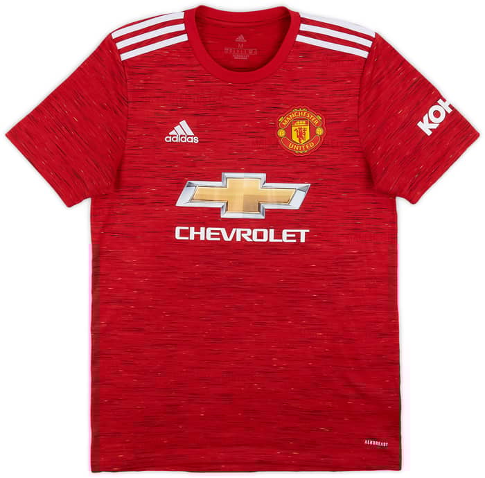 2020-21 Manchester United Home Shirt Cavani #7 - 9/10 - (M)