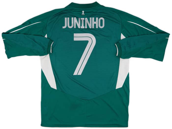 2004-05 Celtic Away L/S Shirt Juninho #7 - 7/10 - (L)