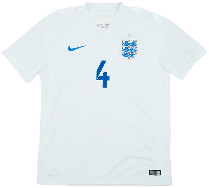 2014-15 England Home Shirt Gerrard #4 - 6/10 - (M)
