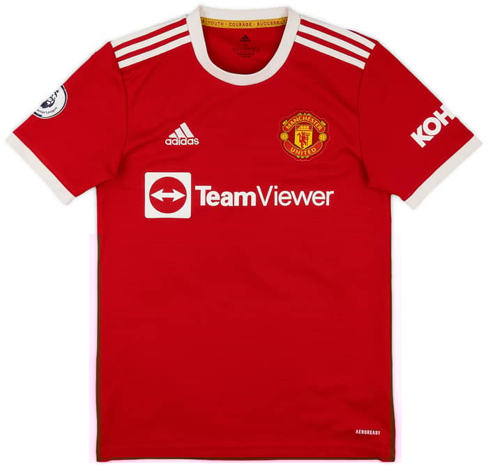 2021-22 Manchester United Home Shirt Sancho #25 - 6/10 - (S)