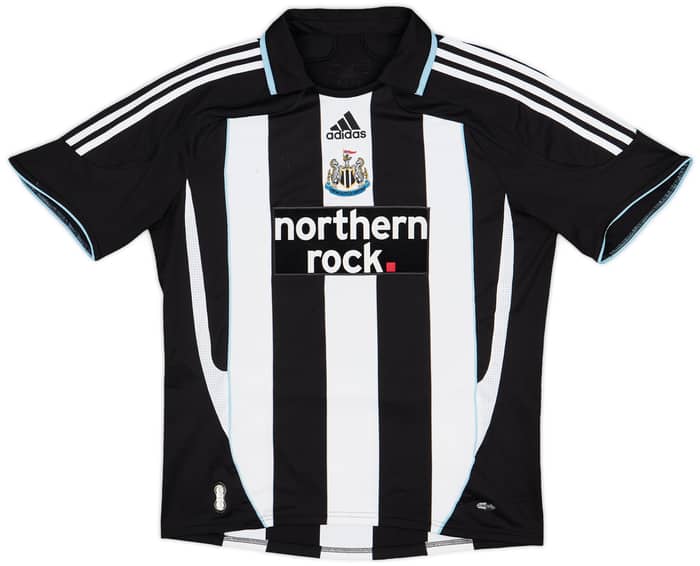 2007-09 Newcastle Home Shirt Ameobi #23 - 8/10 - (L)