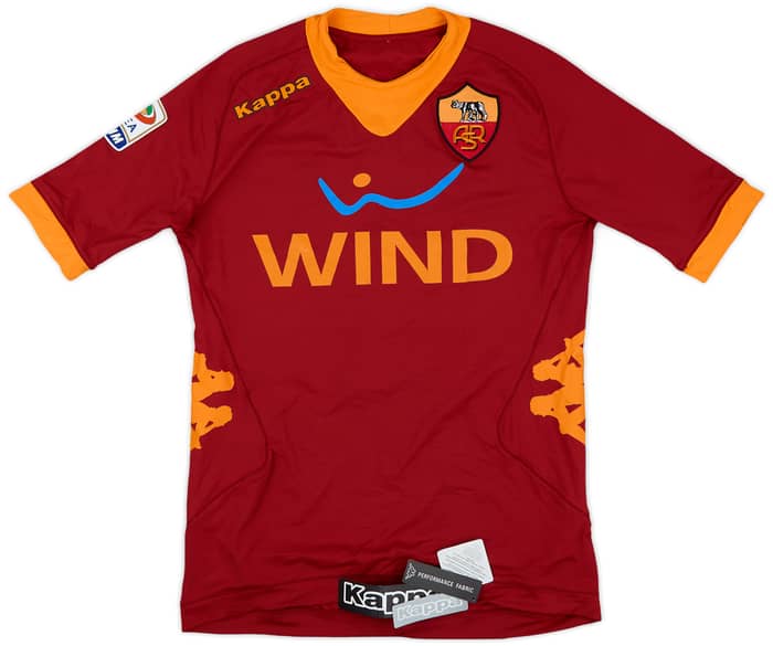2011-12 Roma Home Shirt De Rossi #16 (S)