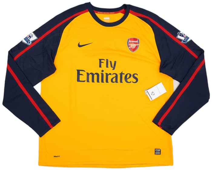 2008-09 Arsenal Away L/S Shirt Rosicky #7 (XXL)