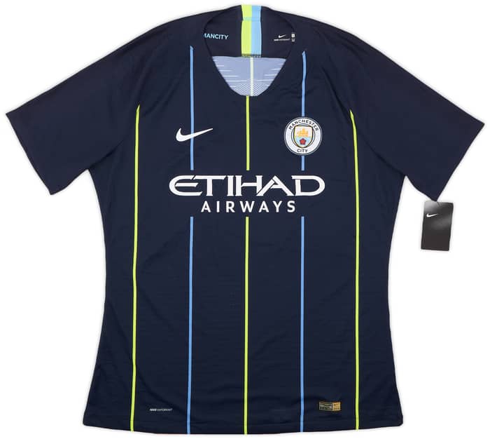 2018-19 Manchester City Player Issue Away Shirt Kompany #4 (XL)