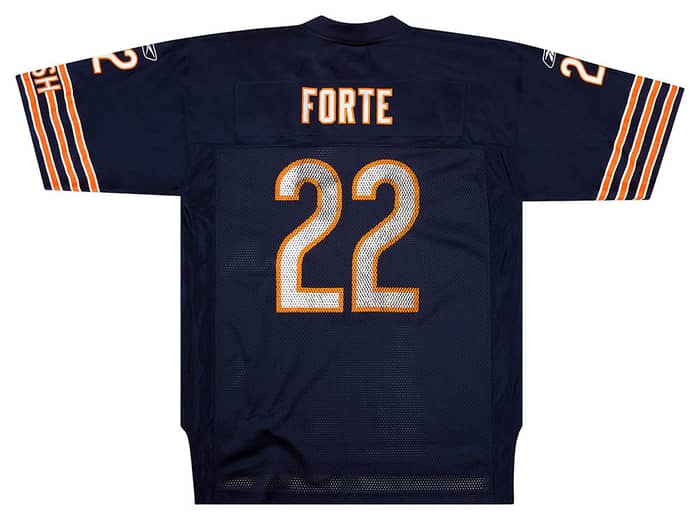 2008 Chicago Bears Forte #22 Reebok On Field Jersey (Home) L