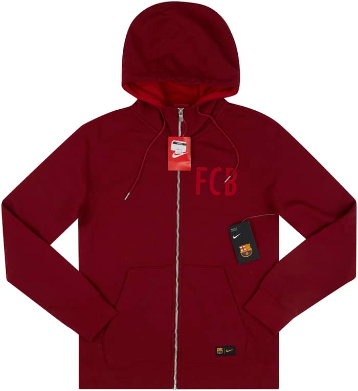 2017-18 Barcelona Nike Hooded Jacket (S)