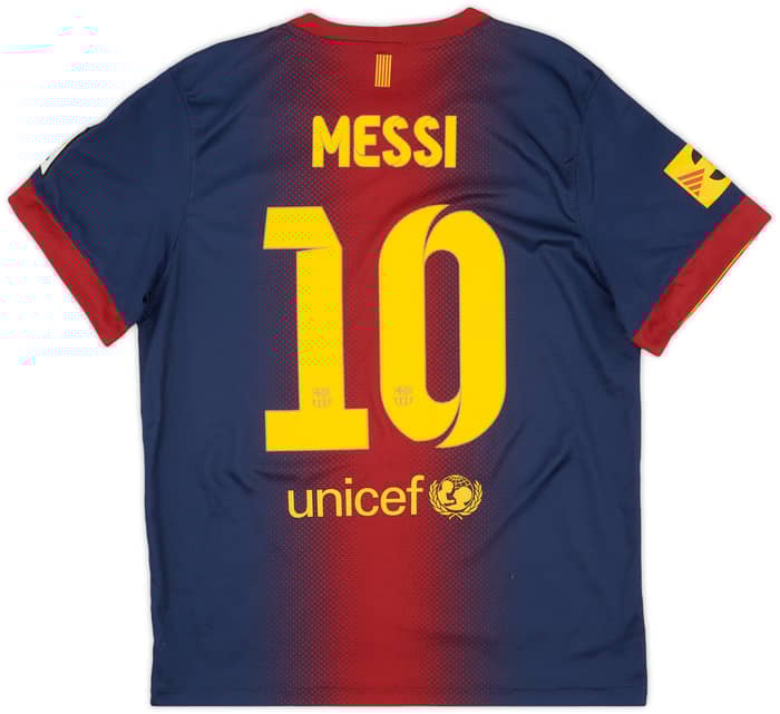 2012-13 Barcelona Home Shirt Messi #10 - 6/10 - (XL)