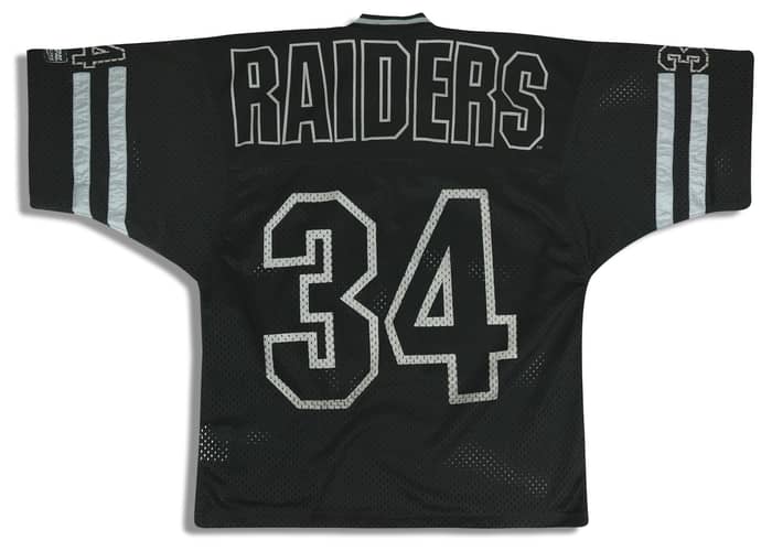 1991 Los Angeles Raiders #34 Campri Teamline Jersey S