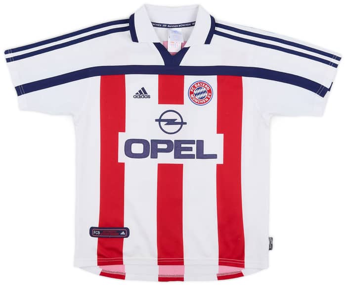 2000-01 Bayern Munich Away Shirt Elber #9 - 8/10 - (L.Boys)