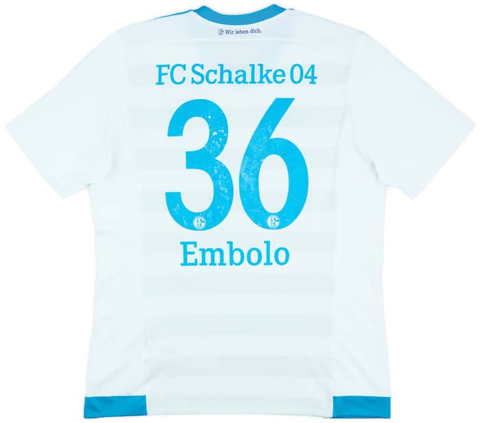 2015-17 Schalke Away Shirt Embolo #36 - 4/10 - (L)
