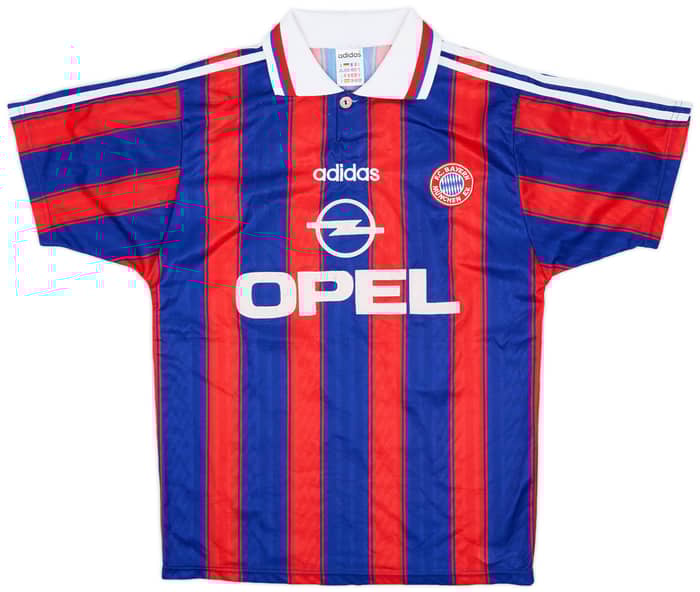 1995-97 Bayern Munich Home Shirt Klinsmann #18 - 6/10 - (S)