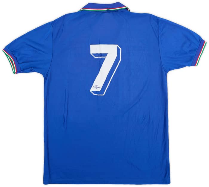 1986-88 Italy Home Shirt #7 - 7/10 - (XL)