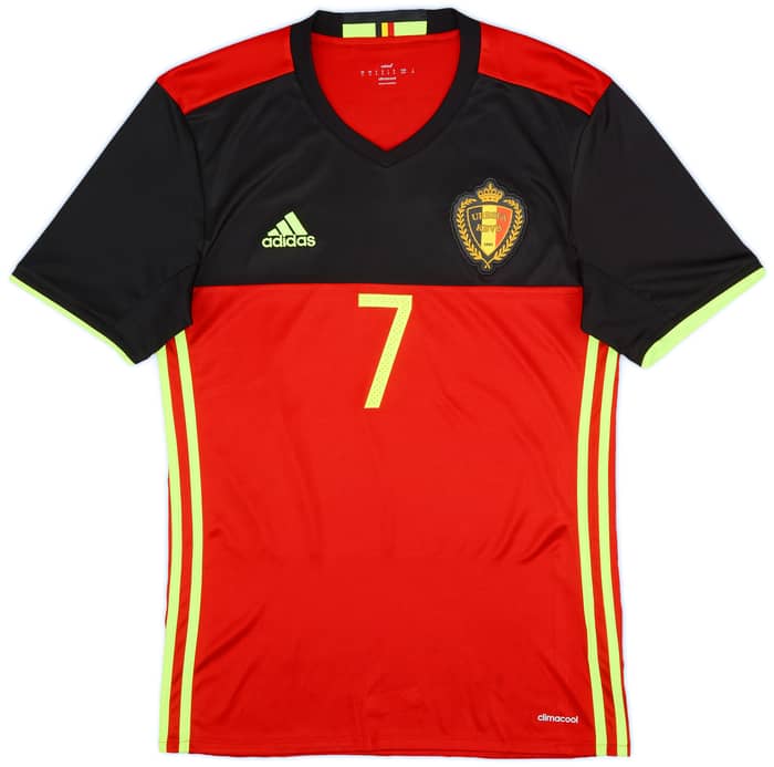 2016-17 Belgium Home Shirt De Bruyne #7 - 6/10 - (S)