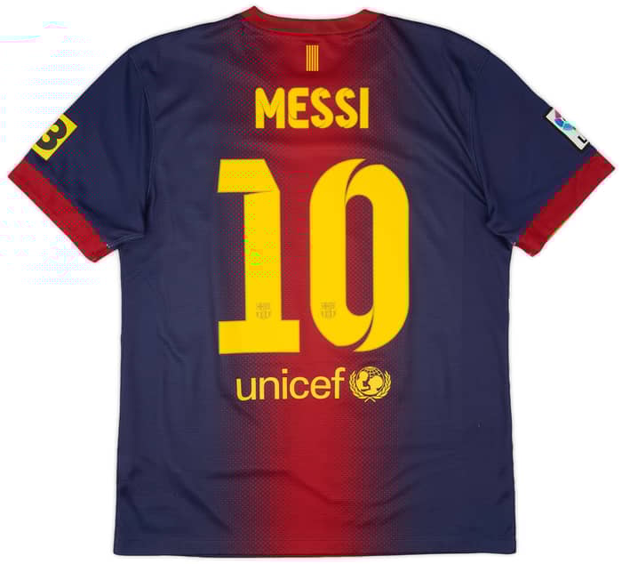 2012-13 Barcelona Home Shirt Messi #10 - 8/10 - (M)