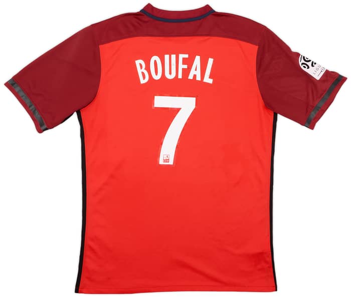 2015-16 Lille Home Shirt Boufal #7 - 6/10 - (M)