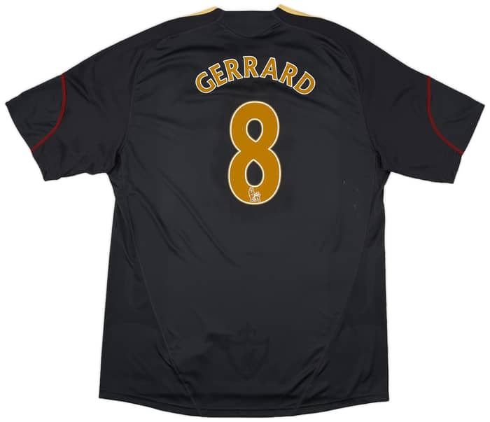 2009-10 Liverpool Away Shirt Gerrard #8 - 4/10 - (XXL)