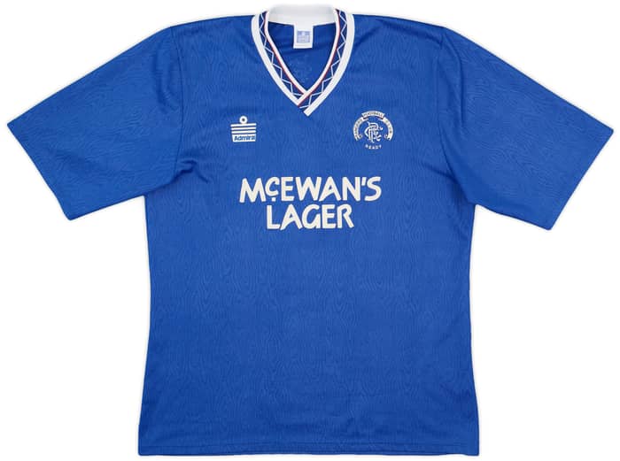 1990-92 Rangers Home Shirt - 8/10 - (L)