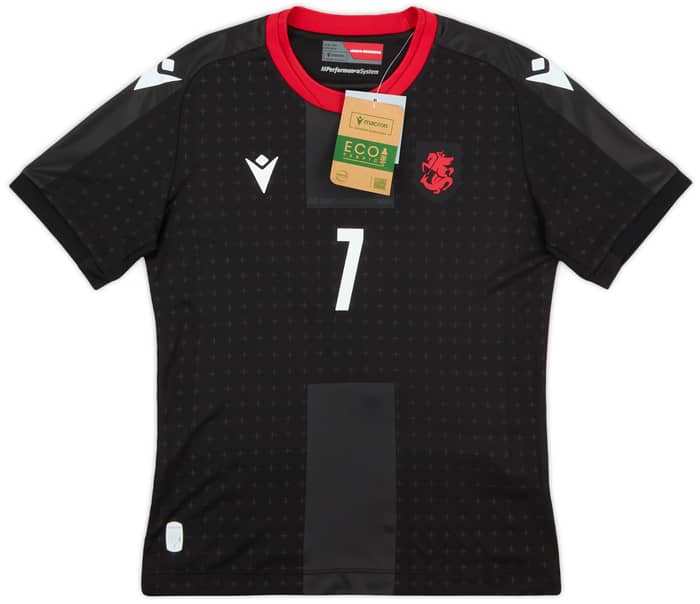 2023-24 Georgia Away Shirt Kvaratskhelia #7 (KIDS)