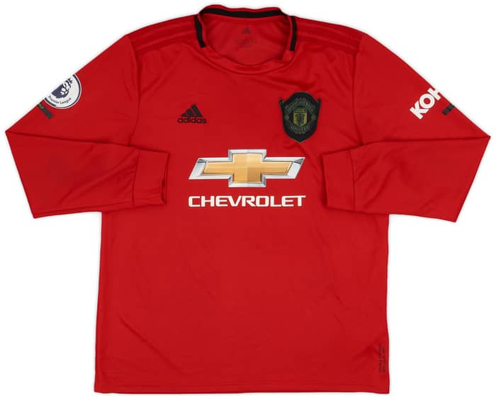 2019-20 Manchester United Home L/S Shirt Rashford #10 - 6/10 - (L)